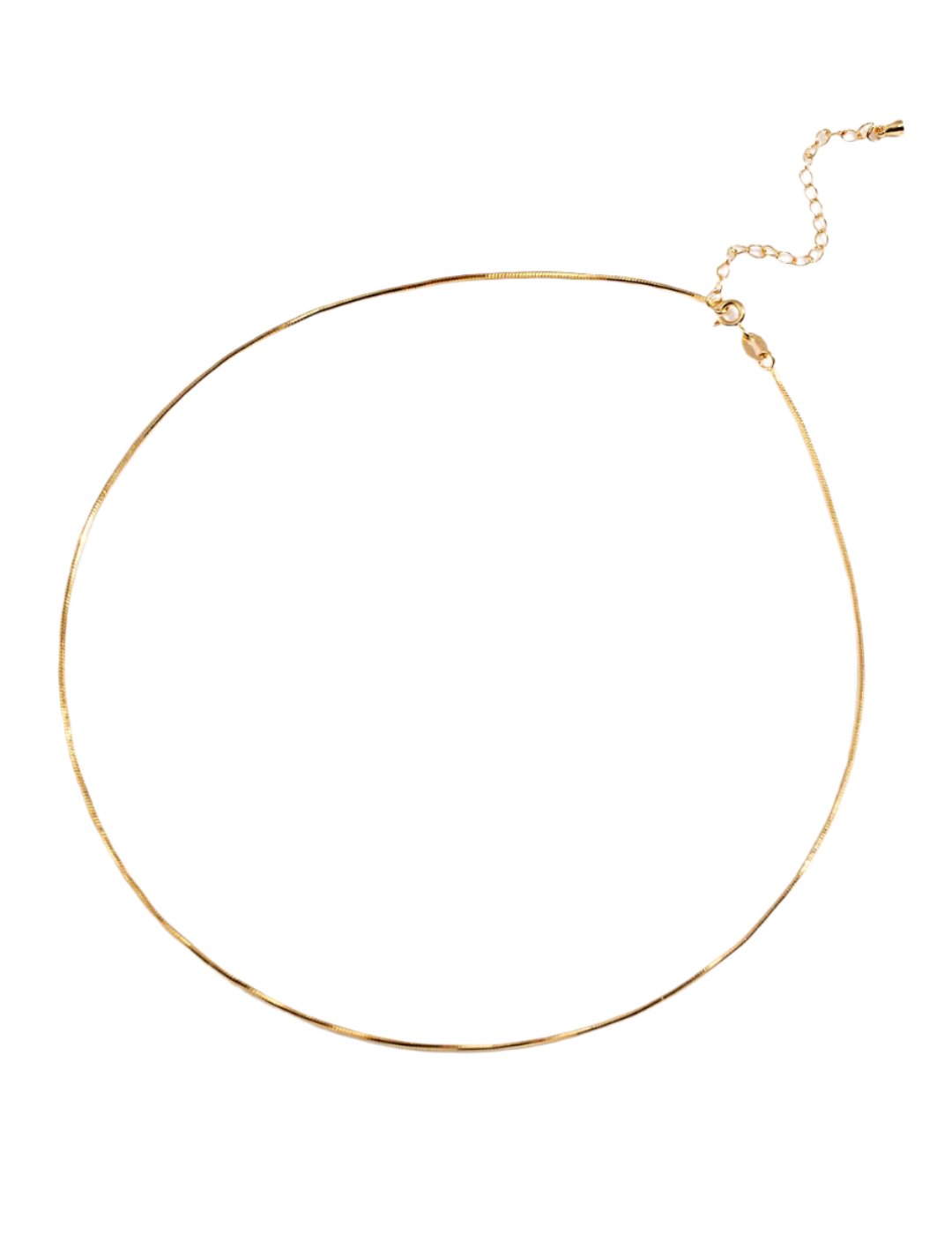 GOLD HERRINGBONE NECKLACE