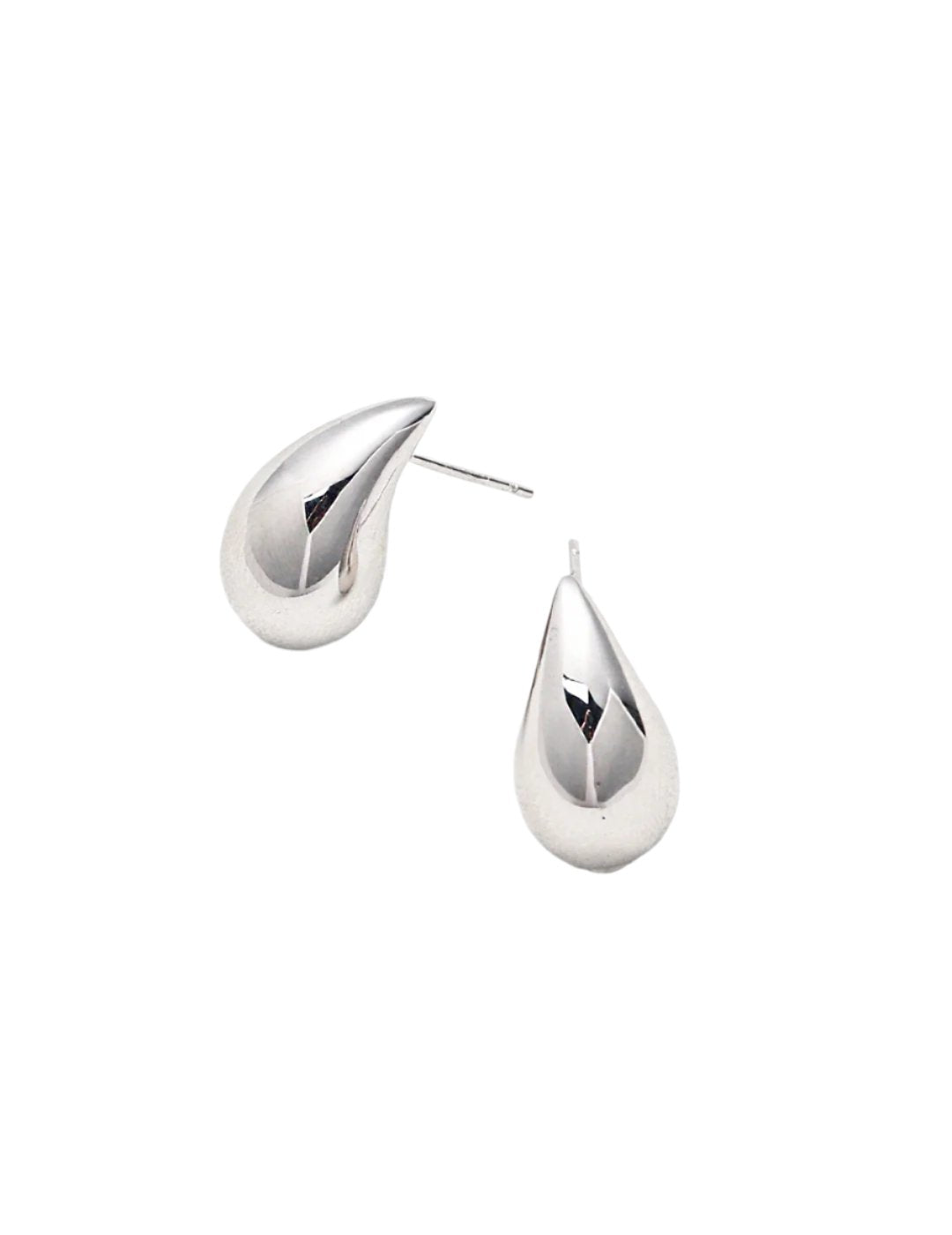 Silver Water Droplet Earring